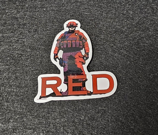 RED Friday Sticker